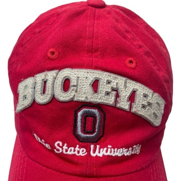 Top Of The World Red Ohio State University Buckeyes Adjustable Hat - Picture 2 of 8